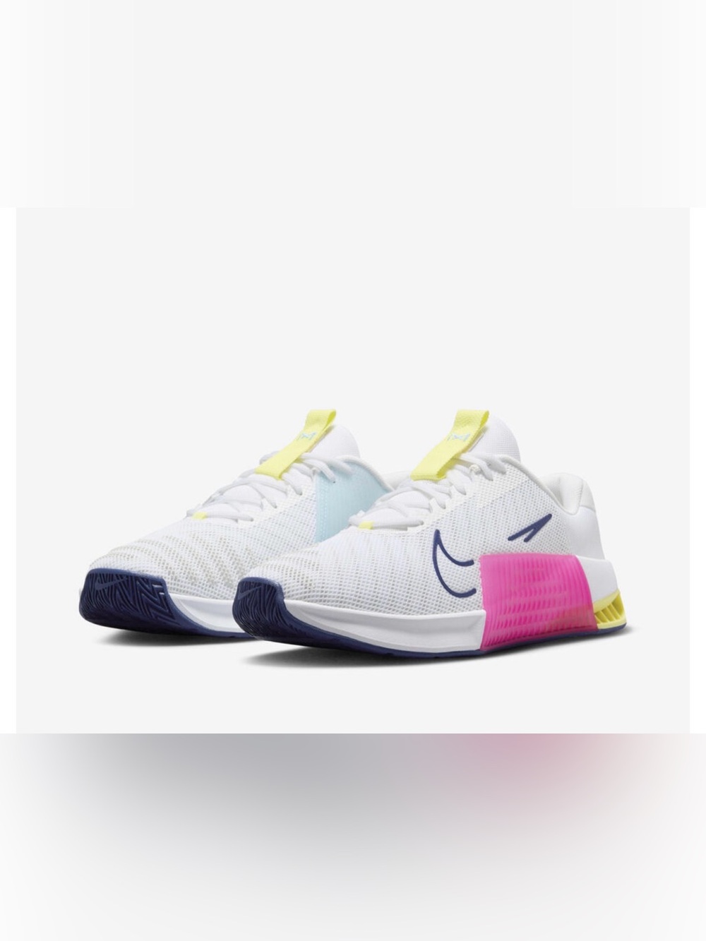 Nike Metcon 9 White/Deep Royal Blue/Fierce Pink Training Shoes
